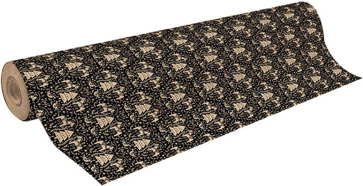 Clairefontaine 223847C Rolle Geschenkpapier (50 x 0,70m, 70g/qm Recycling Kraftpapier, ideal für gro