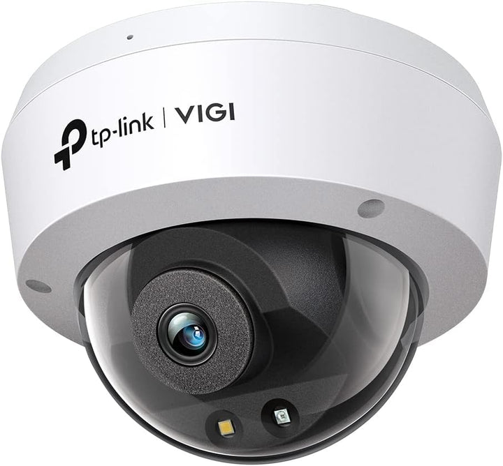 TP-Link VIGI C230 Smart Sicherheitskamera mit 4 mm Objektiv, 3 MP HD Vollfarbkuppel-Netzwerkkamera,