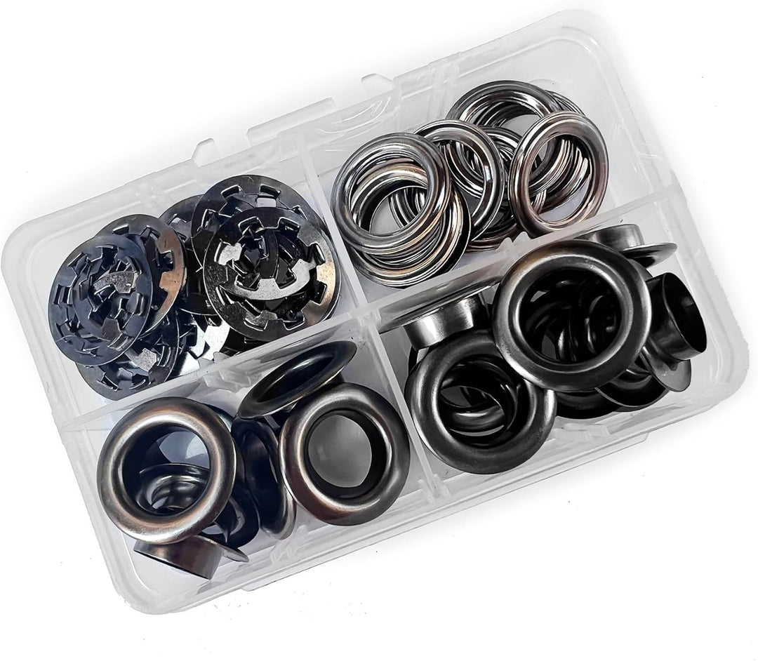 Ösenzange set Aussenwerbung Ösen Set mit Werkzeug Schwarz Φ14mm Ösen-Set Ösen-Set mit Ösen-Einstellw