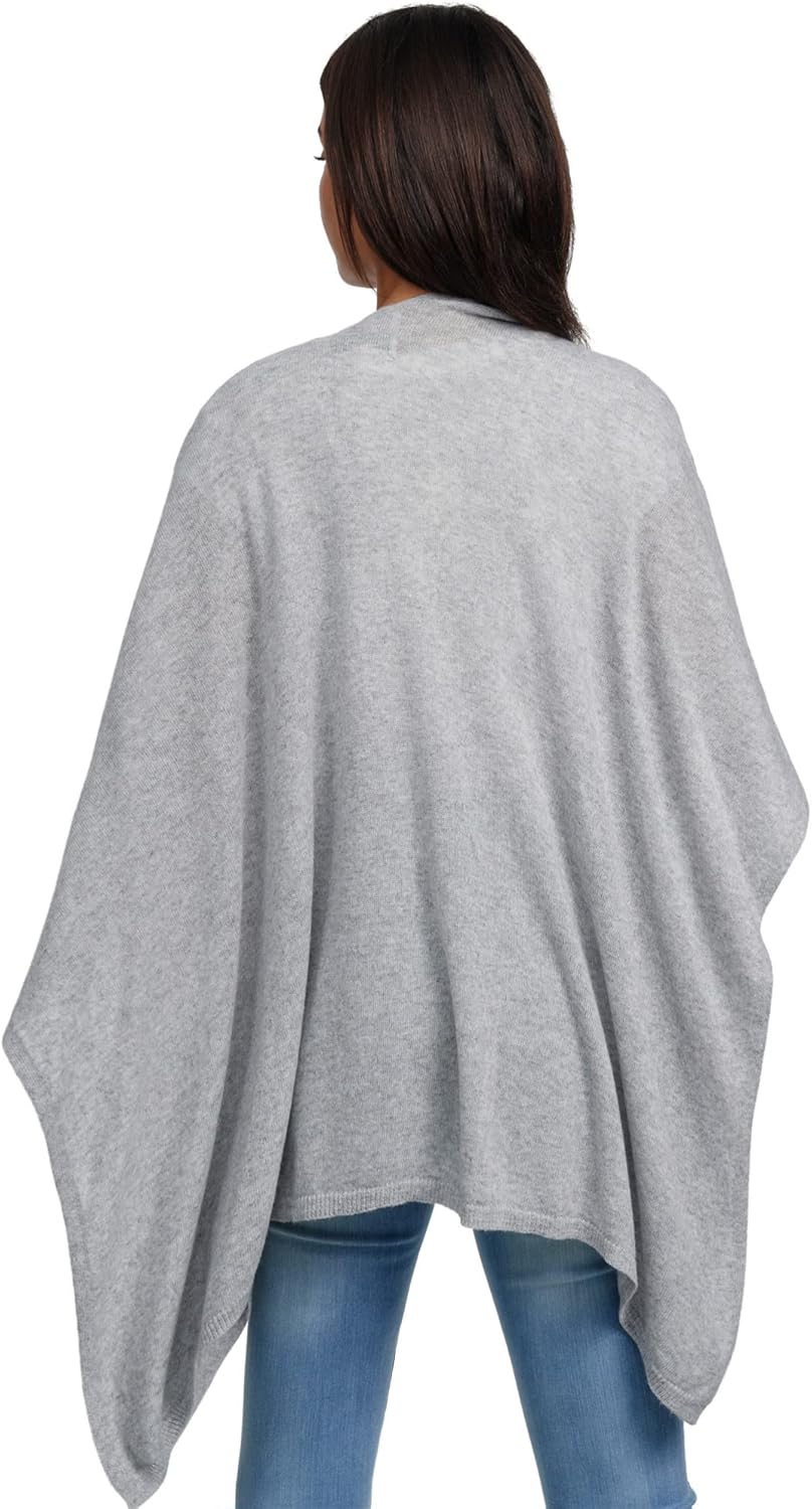 Damen Poncho,Schal Pullover, Lange Strickjacke, Strickpullover, Mantel,XXL Umhängetuch,Tunika für So