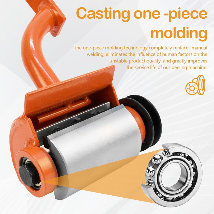 Holzschäler, Entrindungsgerät Werkzeug Zum Entrinden von Holzstämmen mit 6 Länglichen Klingen für Ho