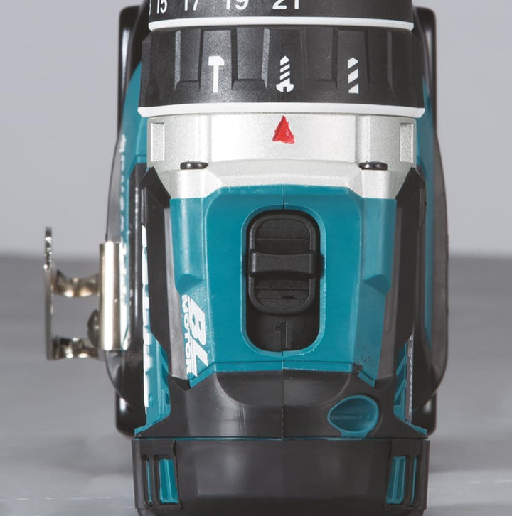 Makita DHP484RTJ Akku-Schlagschrauber 18V / 5,0Ah, 2 Akkus, Ladegerät im MAKPAC, 450 W, 18 V, Blau,