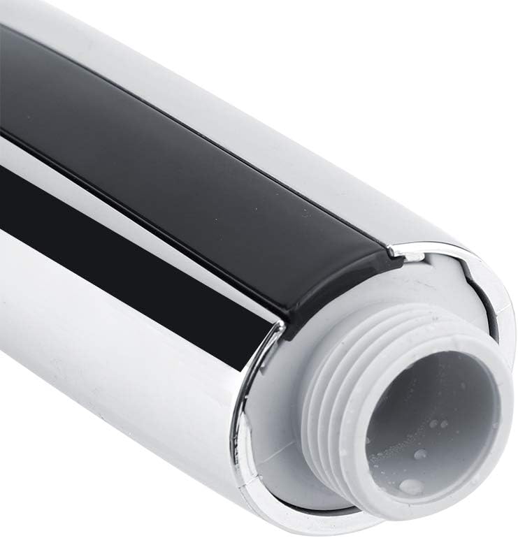 LED Duschkopf Bad Hand 3 Farben Temperaturkontrolle Farbwechsel Handbrause mit Digital Temperaturanz