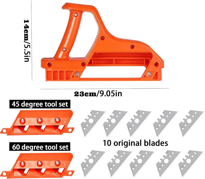 Kantenhobel für Gipskarton, Gipskartonplatten Schnellschneider, Gipskarton Handhobel Handwerkzeug, F