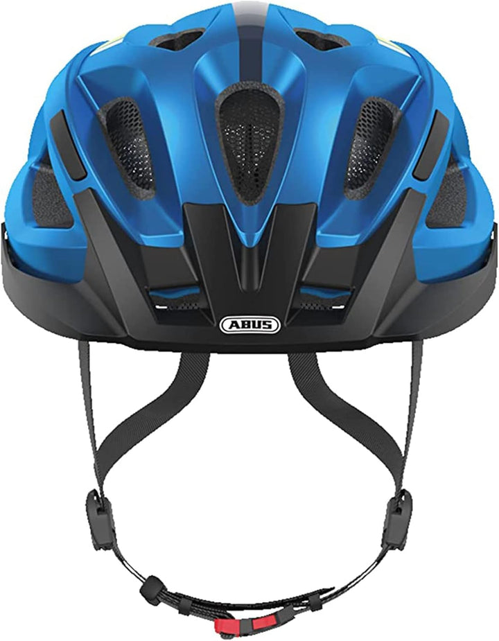 ABUS Stadthelm Aduro 2.0 - Allround-Fahrradhelm mit Licht - in sportivem Design für den Stadtverkehr