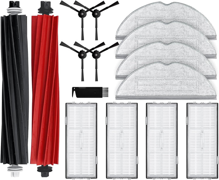 Liveryde Ersatzteile Kompatibel mit Roborock S8 / S8+ / S8 Plus Roboter Staubsauger Zubehör, 1 Doppe