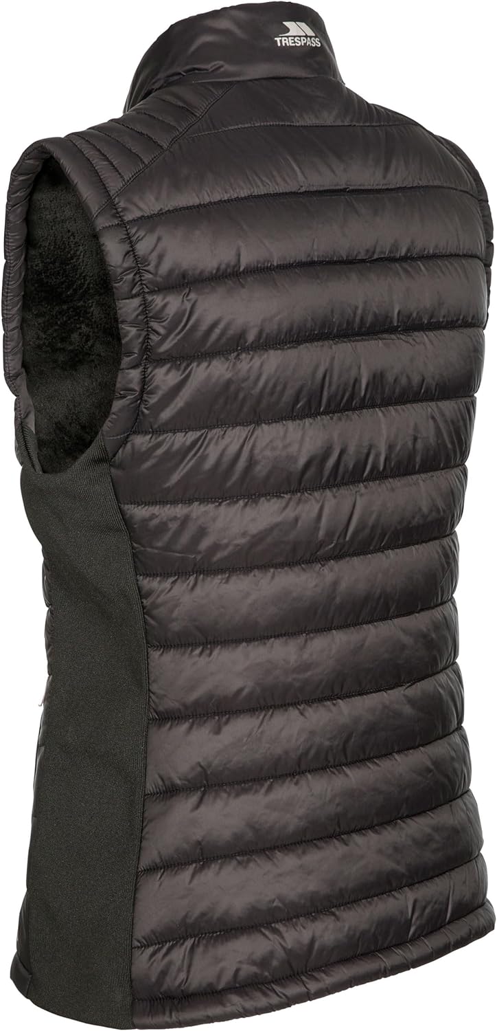Trespass Damen Elanora-Female Padded Gilet Weste XXL Schwarz, XXL Schwarz