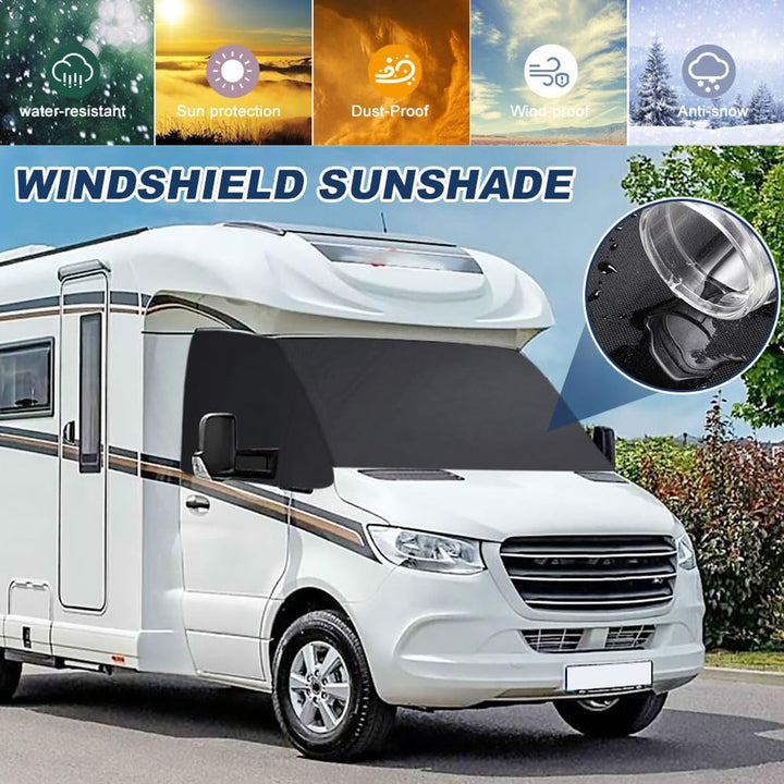 Opaltool Auto Windschutzscheiben Abdeckung, Faltbar 600D Wasserdicht Wetterfest Frontscheibe Wrap Co