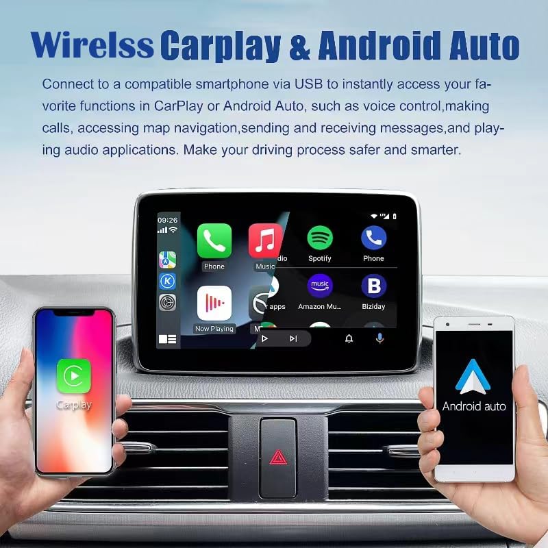 Mazda Wireless Carplay Retrofit Kit, TK78-66-9U0C OEM USB-Hub für das MZD Connect System, kompatibel
