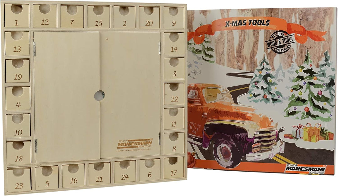 Brüder Mannesmann Holz-Adventskalender | M599930 2021, 2021