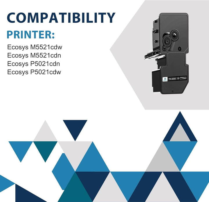inkalfa TK5230 Toner Kompatibel für Kyocera Ecosys M5521cdw P5021cdn P5021cdw M5521cdn M5521 P5021 T