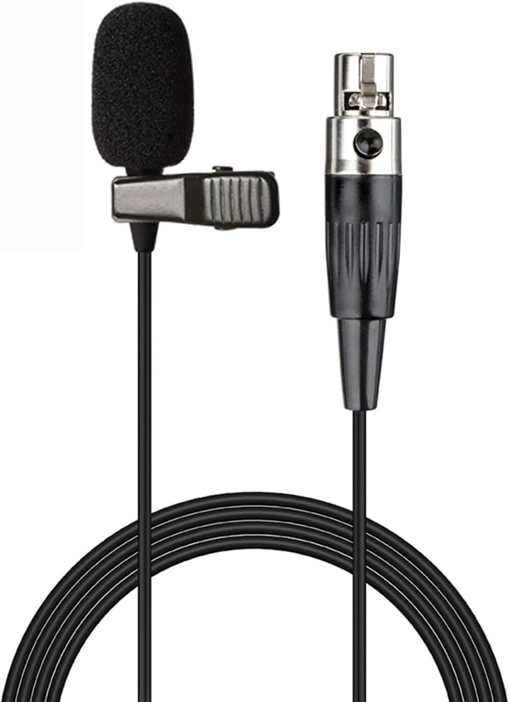 Sujeetec Lavalier Mikrofon Revers Mikrofon für AKG Samson kabellos Bodypack Transmitter Taschensende
