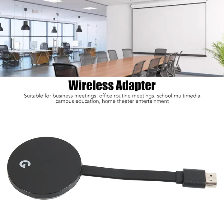 Wireless Display Adapter, 1080P Display Dongle Adapter TV Adapter Screen Mirroring 2.4G WiFi Display