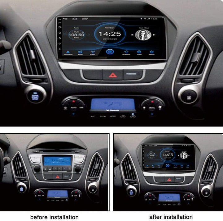 EZoneTronics Android 10.1 für Hyundai Tucson IX35 2011-2015 Autoradio Stereo Head Unit 10 Zoll Touch