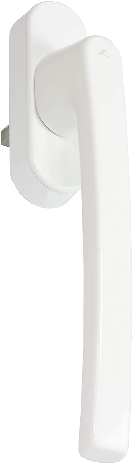 Roto Original Line Griff Patio Z mit Logo, Farbe Verkehrsweiss, Stiftlänge 35 mm, TS7442, 25 x 3.6 x