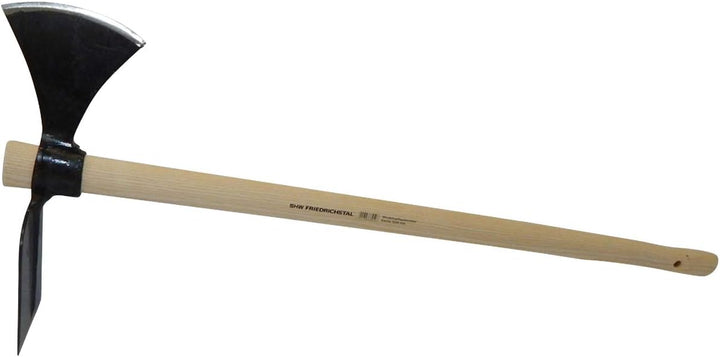 SHW-FIRE Gartenhacke - Wiedehopf Hacke mit Breitblatt, robust geschmiedet mit 105cm Eschenstiel, Bre