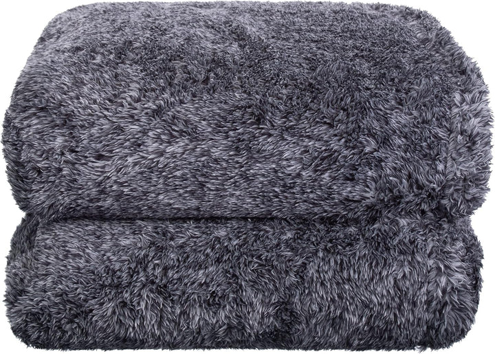 Brandsseller Teddyfleece Kuscheldecke | Melange | Flauschig Beidseitig | Hochwertige Weiche Wohndeck