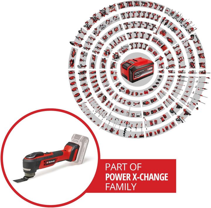 Einhell Professional Akku-Multifunktionswerkzeug TP-MG 18 Li BL-Solo Power X-Change (18 V, 3 Funktio