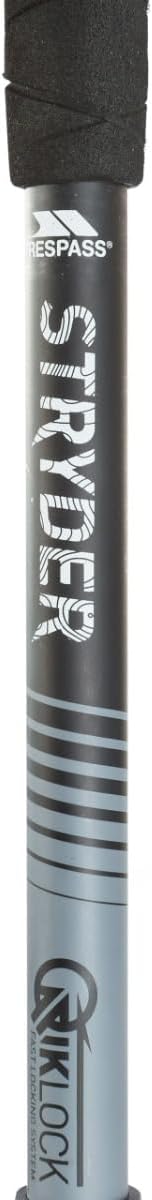 Trespass Lightweight Trekking Poles Stryder Schwarz EACH, Schwarz EACH