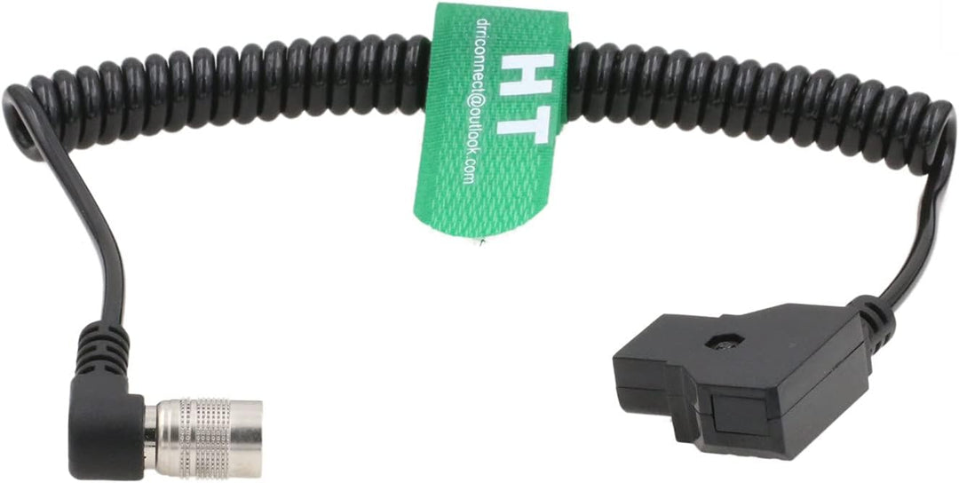 HangTon Spiralkabel für Sound Devices 633 688 788T Recorder Mixer 10-18V D-Tap auf Hirose 4 Pin Male