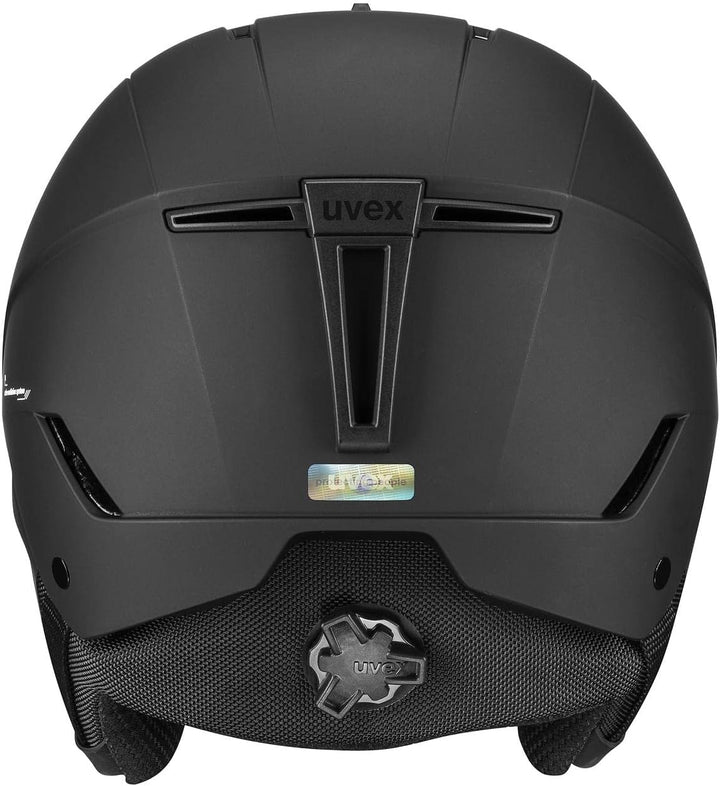 uvex rocket jr visor - Skihelm für Kinder - mit Visier - individuelle Grössenanpassung black matt 51