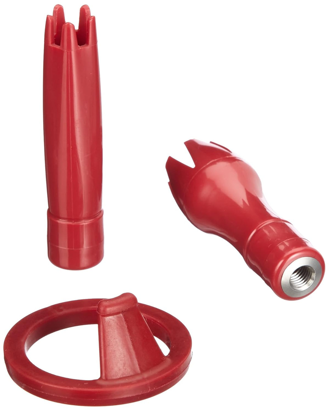 iSi 2209 Ersatzteilset, 3-teilig, Spritztüllen rot, 2 Garniertüllen, 1 Kopfdichtung, Dekorieren von
