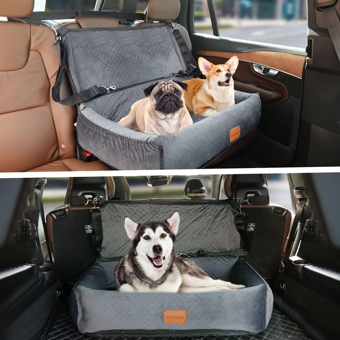Hundeautositz für grosse/mittelgrosse Hunde,Hundeauto-Reisebett,bequem und sicher;Mehrzweck-Design–k