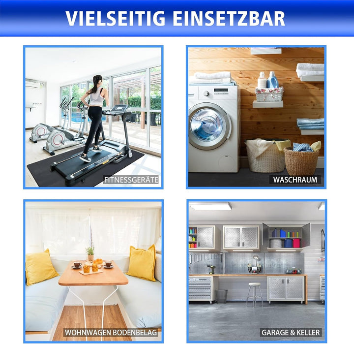 BodenMax Bodenschutzmatte Sportmatte Puzzlematte Fitnessmatte rutschfest Bodenschutz Pool Unterlegma