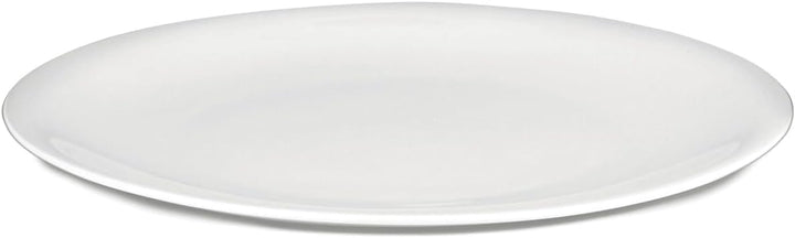 Alessi "All Time", 4 Stück, Speiseteller aus Bone China, Weiss, 27 centimeters Dining, Dining