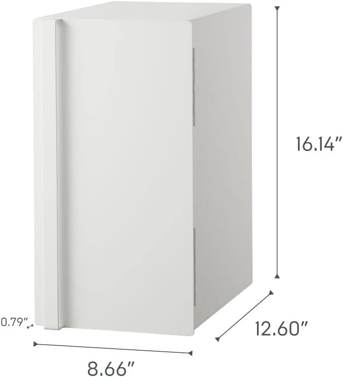Yamazaki TOWER 5680 Brotkasten hoch Weiss, Weiss