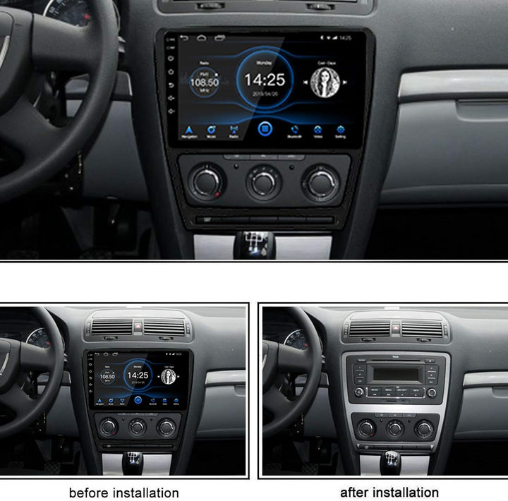 EZoneTronics Android 10 für Skoda Octavia 2009-2013 Autoradio Stereo Head Unit 10-Zoll-Touchscreen G