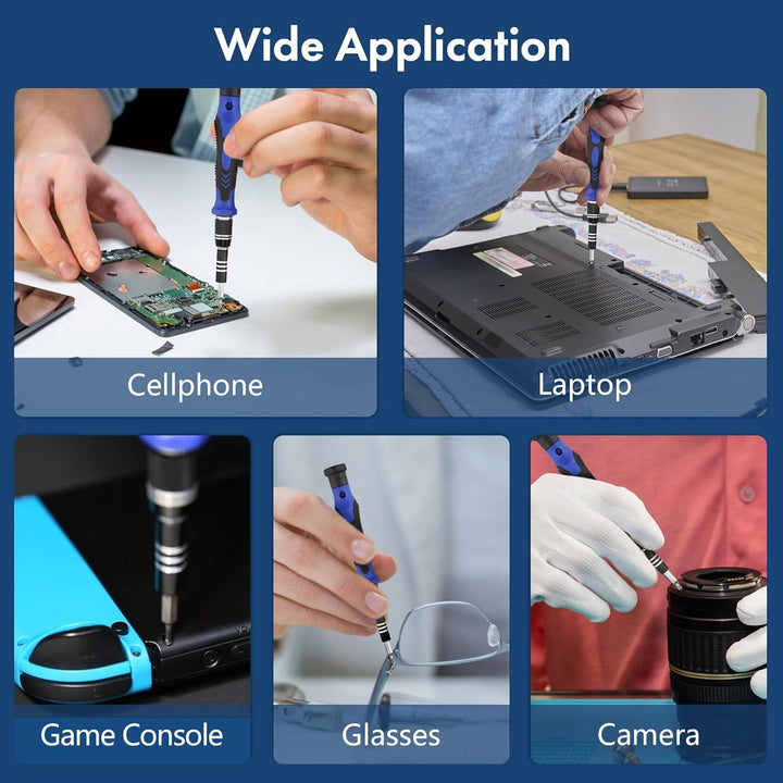 XOOL 140 in 1 Feinmechaniker Schraubendreher Set, Magnetischer Mini Feinmechaniker Werkzeug Set, Rep