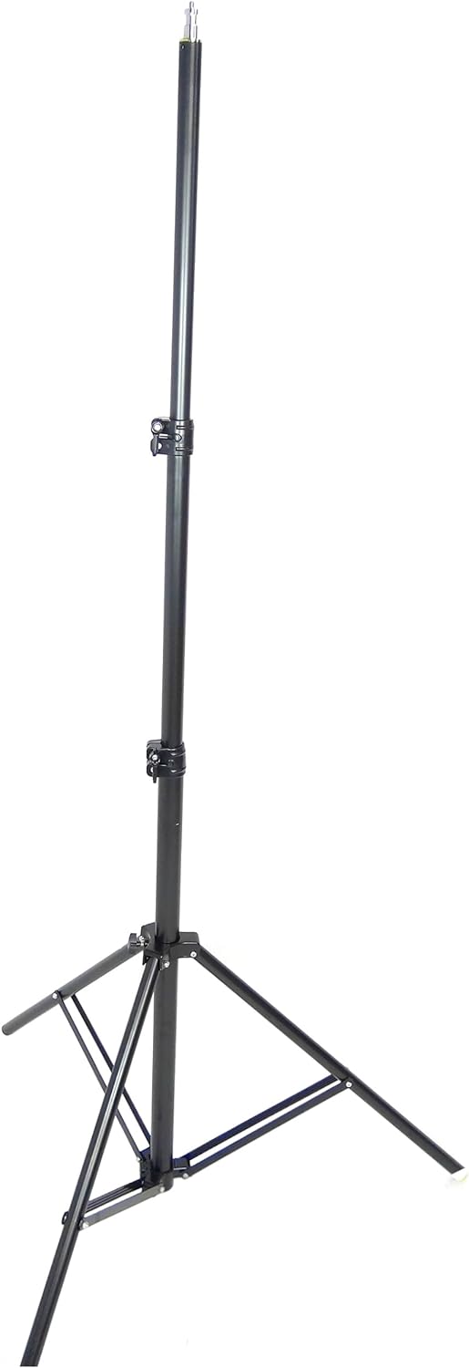 DYNASUN Profi Lampenstativ W807 3,00m Leuchtenstativ Stativ mit Spigot Federsystem und Tasche 300 cm