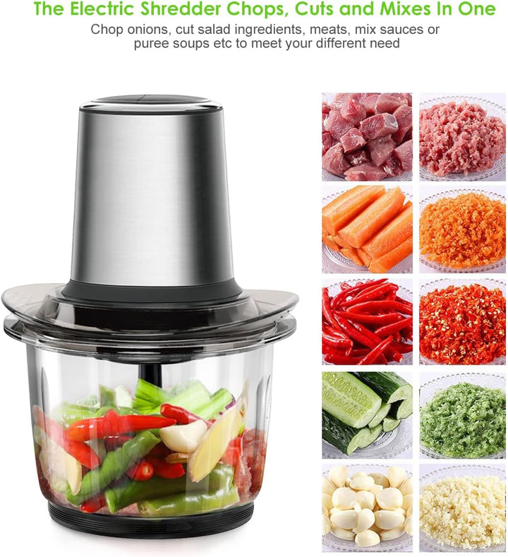 Zerkleinerer, Elektrischer Zerkleinerer 400 Watt Multi Zerkleinerer Küche Elektrisch Universalzerkle