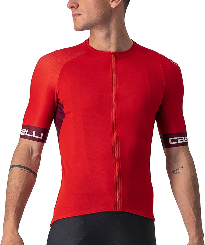 CASTELLI Herren Entrata Vi Jersey Sweatshirt XXL Rot, XXL Rot