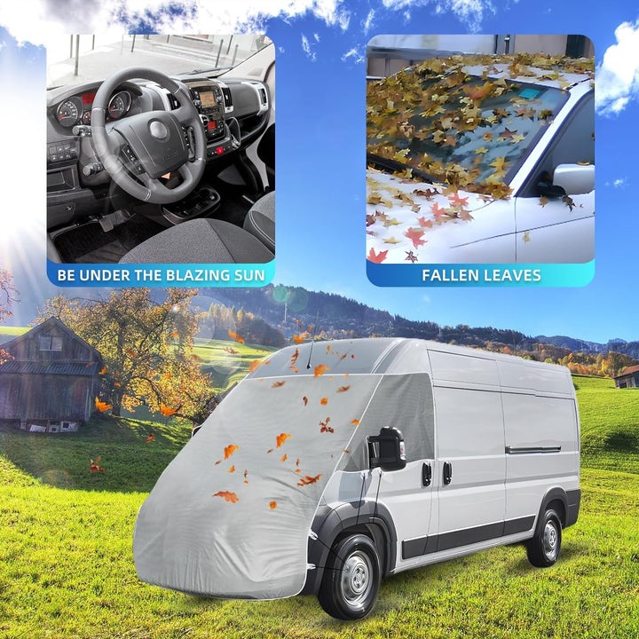 Sonnenschutz FIAT Ducato Wohnmobil |Typ 250 |Ab 2006| Wohnmobil Thermomatte 600D Oxford-Tuch, Anti-K
