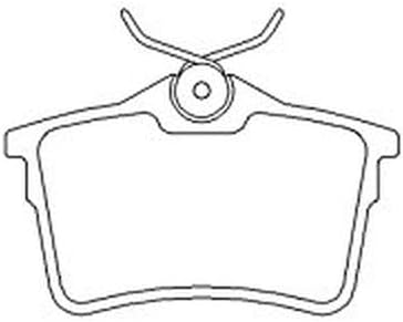 Brembo P 61 084 Bremsbelagsatz, Scheibenbremse - (4-teilig)