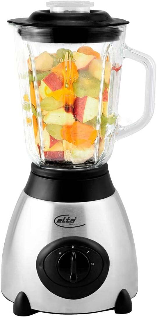 ELTA Glas Standmixer Edelstahl, MX-600es