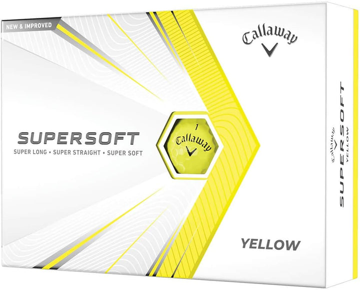 Callaway Golf Supersoft 2021 Golf Balls, Gelb