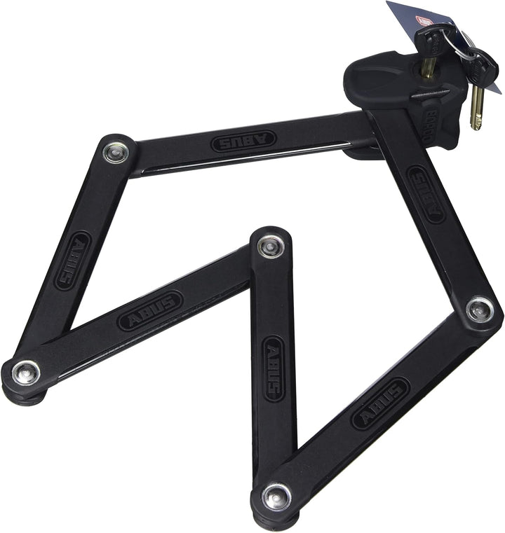 ABUS Faltschloss Bordo 6000K mit ST-Schlosstasche - Fahrradschloss mit XPlus Zylinder für hohen Mani