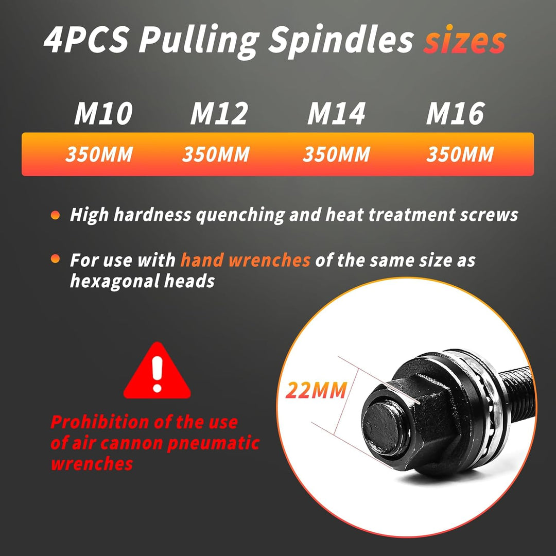 28tlg Silentlager Abzieher Werkzeug Satz Universeller Montage u.Demontage von Lagern am KFZ Gummibuc