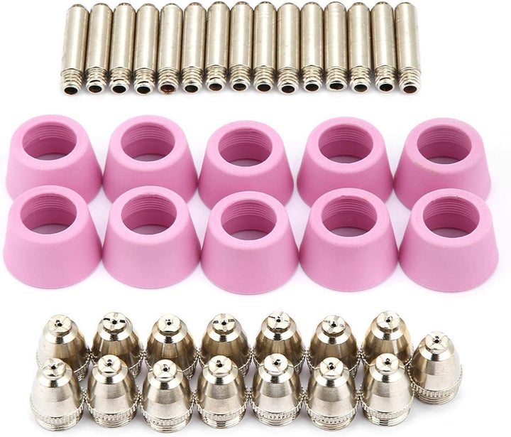 Kuuleyn Plasmaschneider Zubehör P60, 40 Stück/Set AG60 SG55 Plasmaschneider Schneidbrenner Verbrauch