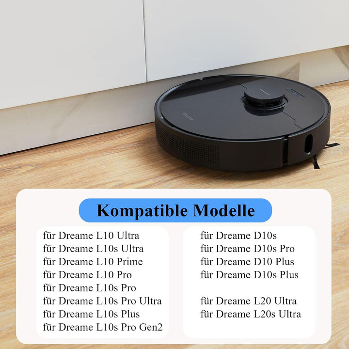 Hauptbürste Bürste für Dreame L10s Ultra/L10 Ultra/L10 Prime/L10s Pro/D10s Pro/L20 Ultra/L20s Ultra/