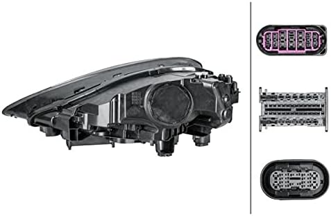 HELLA 1EX 014 690-081 LED-Hauptscheinwerfer Matrix LED PDLS Plus - SAE - für Rechtsverkehr - vorne r