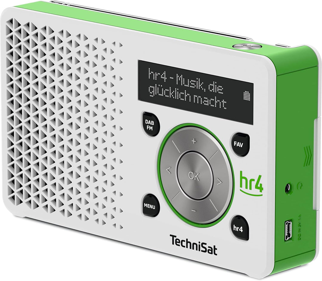 TechniSat DIGITRADIO 1 hr4 Edition - tragbares DAB+ Radio mit Akku (DAB, UKW, Lautsprecher, Kopfhöre