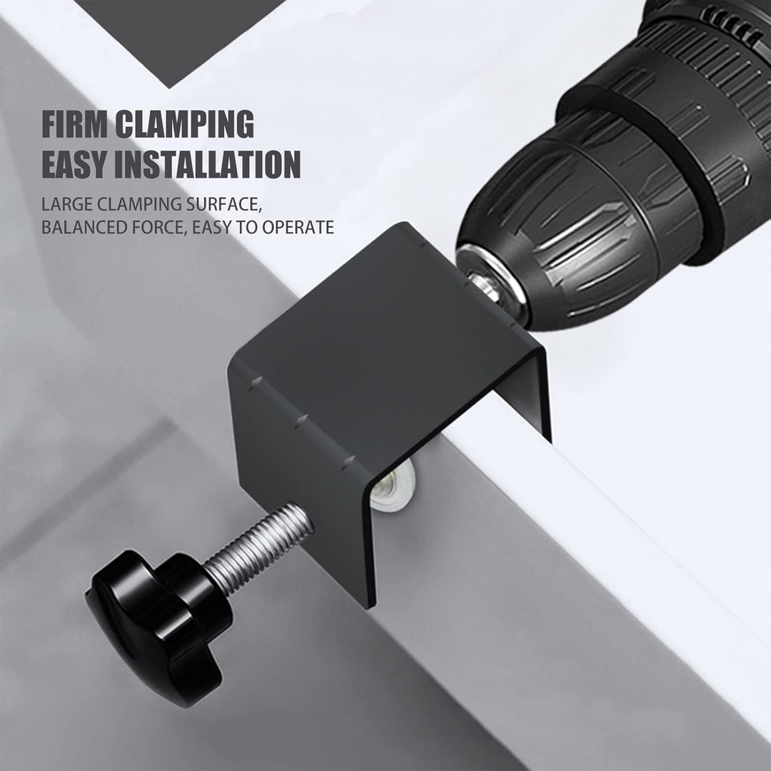 C Zwingen Set,CEIEVER Schubladenfront-Installationsklemmen 1/2/4 Stück Heavy Duty trägerklemme Schra