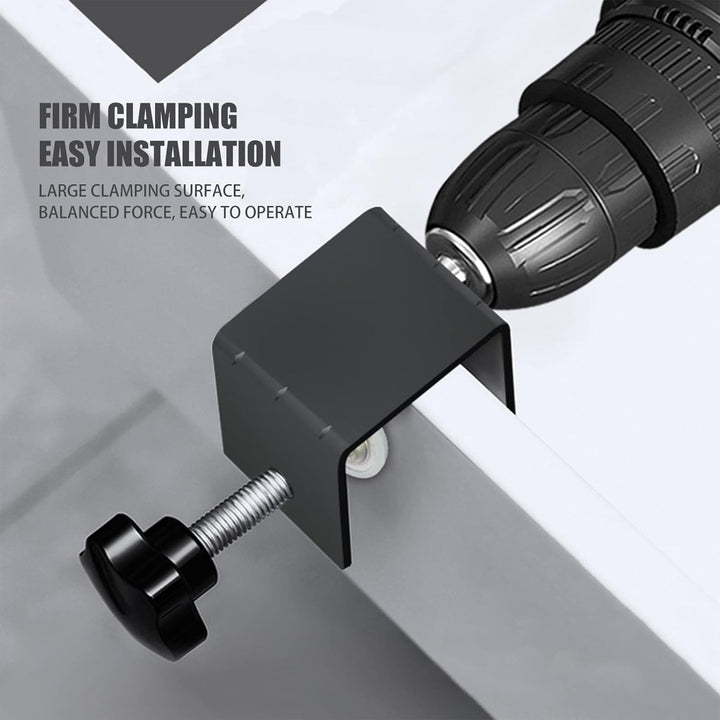 C Zwingen Set,CEIEVER Schubladenfront-Installationsklemmen 1/2/4 Stück Heavy Duty trägerklemme Schra