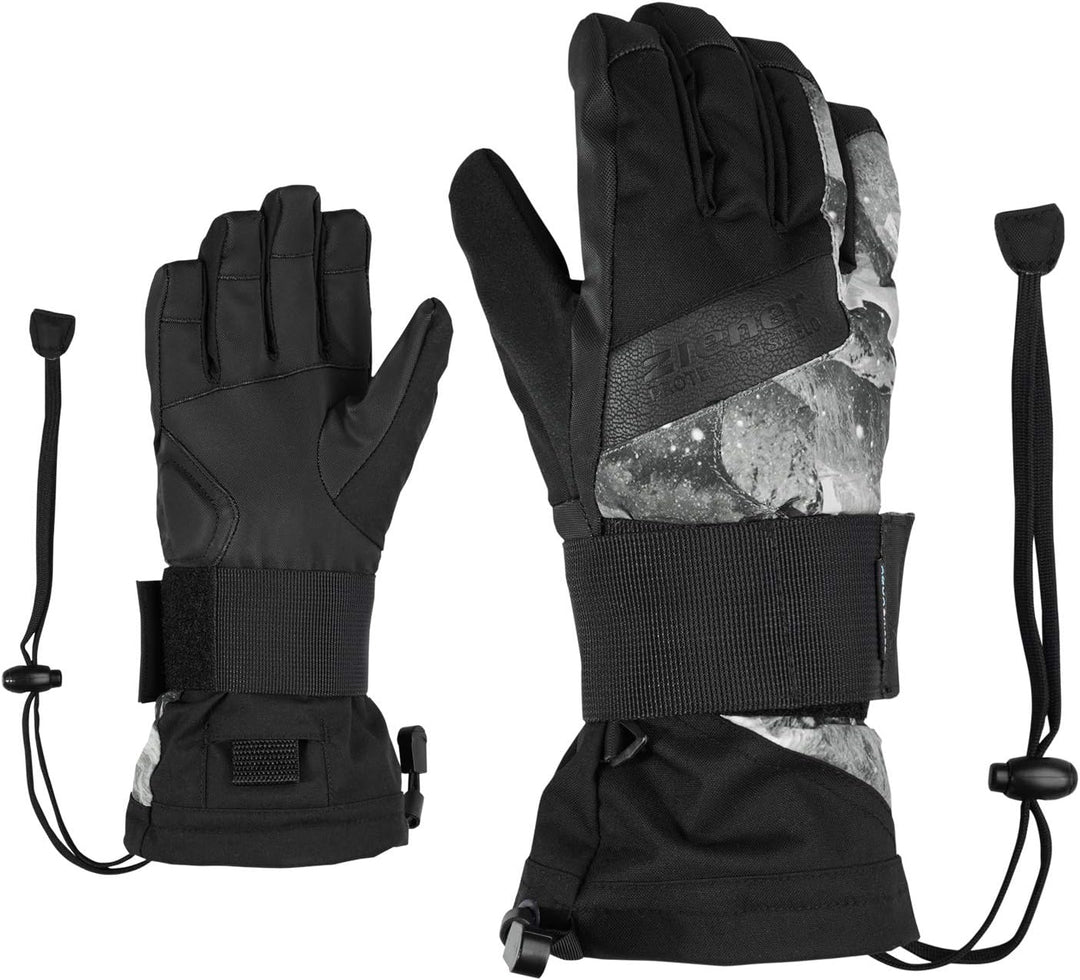 Ziener Kinder MIKKS AS JUNIOR glove SB SnowboardHandschuhe Mit Protektor | wasserdicht, atmungsaktiv
