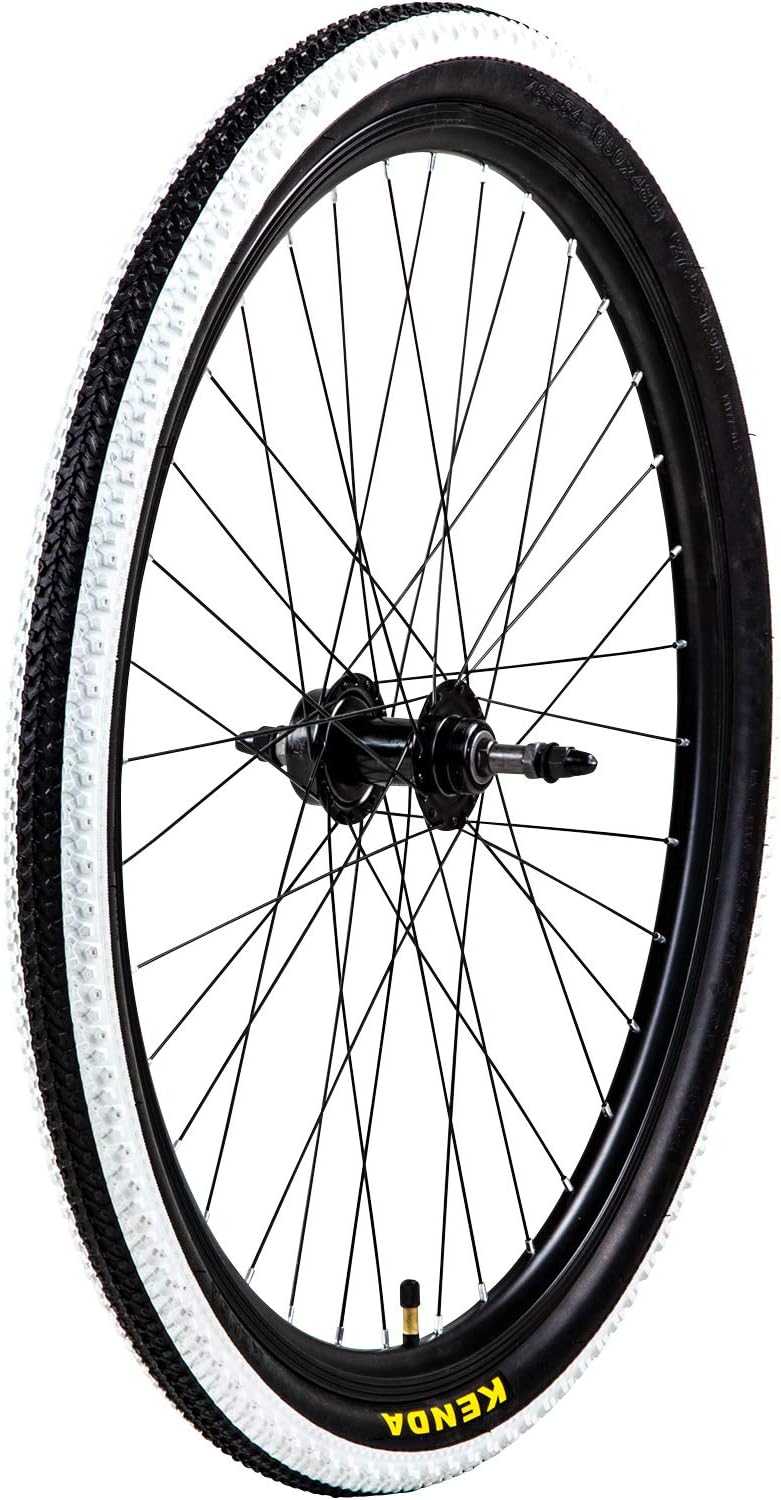 Galano Laufradsatz 650B 27,5Zoll Mountainbike Fahrrad MTB Aluminium Felgen Kenda hinten, hinten