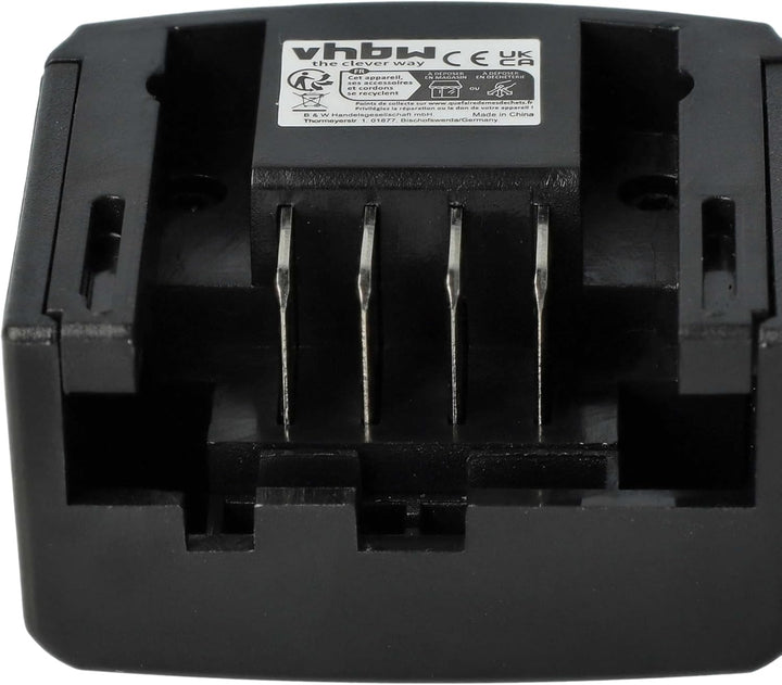 vhbw 220V Netzteil kompatibel mit Black & Decker BL1114, BL1314, BL1514, LB16 Ladegerät Ladekabel pa